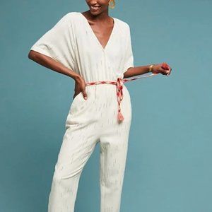 Anthropologie Feather Bone Jumpsuit (Size XS)